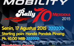 Peringati HUT RI Ke 70, Mobility Adakan Mobility Rally Merdeka 2015