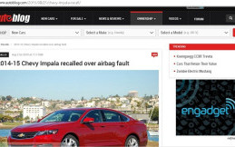 Airbag Chevrolet Impala 2014-2015 Bermasalah, 5700 Unit Ditarik?