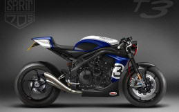 T3 Racing Hasilkan Proyek modifikasi Gemini  Triumph Speed Triple
