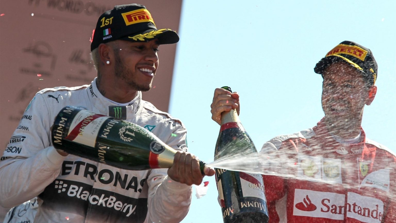 Hamilton Hampir Batal Juarai Balapan di Monza