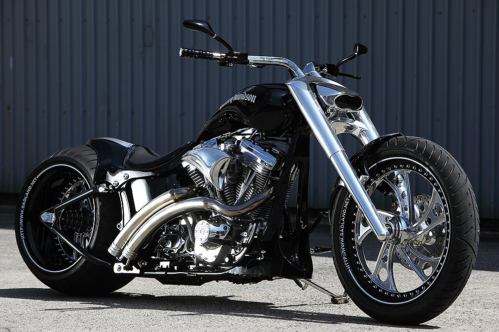 Ini Tampilan HD Softail Evo 3330 yang Telah Dimodifikasi