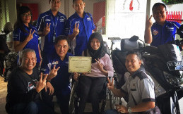 Yamaha Indonesia Sambangi Echi Pramitha Lady Biker Pengguna Nmax Roda tiga