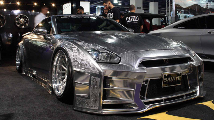 Unjuk Gigi di SEMA Show 2015, Nissan GT-R Buat Heboh Lantai Pameran Dengan Tampilannya 