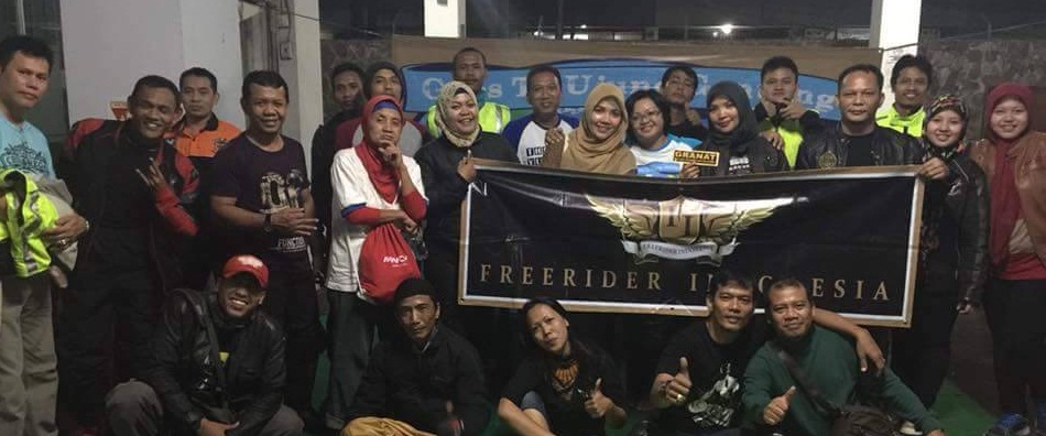 Persaudaraan Tanpa Batas, Tanpa Melihat Merek dan CC Kendaraan ada di Free Rider