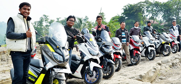Komunitas YNCI Touring Alam ke Curug Cipamingkis