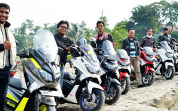 Komunitas YNCI Touring Alam ke Curug Cipamingkis