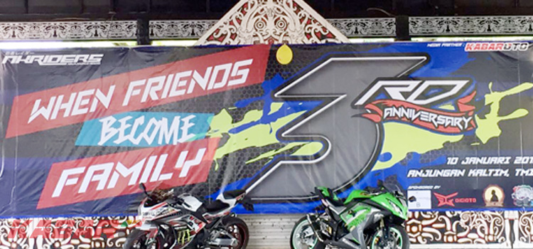 Ninja KasKus Riders (NKR) Adakan Peringatan Hari Jadi ke 3