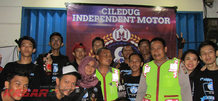 Ratusan Bikers Padati Anniversary Cileduk Independent Motor (CIM)