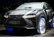 Lexus NX Hybrid Ciptakan Roda Ban dari Es
