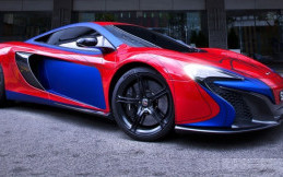 Modifikasi Supercar McLaren 650S Dirubah Menjadi Tampilan Spiderman