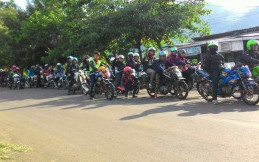 JVJ (Jakarta V-ixion Jari) Adakan Touring Wajib ke Pantai Ujung Genteng Sukabumi