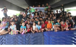 Peringati Anniversary Pertama, Komunitas BRAJA Adakan Bakti Sosial
