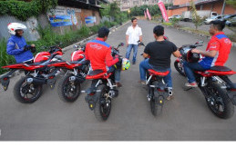 Honda Ajak Ratusan Anggota Komunitas Jajal Kemampuan All New Honda CBR150R