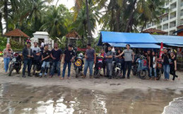 Inilah Keseruan Touring Santai Keluarga Komunitas ERT Pantai Sambolo