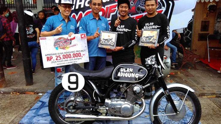 PT DAM dan AHM Serahkan Dana Rp25 Juta ke Ulah Adigung, Berikut Alasannya