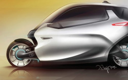 Lit Motors Ciptakan C1, Mobil Dengan Dua Roda