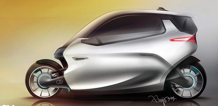 Video Lit Motors C1 Mobil dengan Dua Roda?