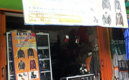 Buru Kulit Ya di HMS Leather Jaket 