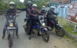 BRC Depok Adakan Touring dan Baksos di Pangandaran