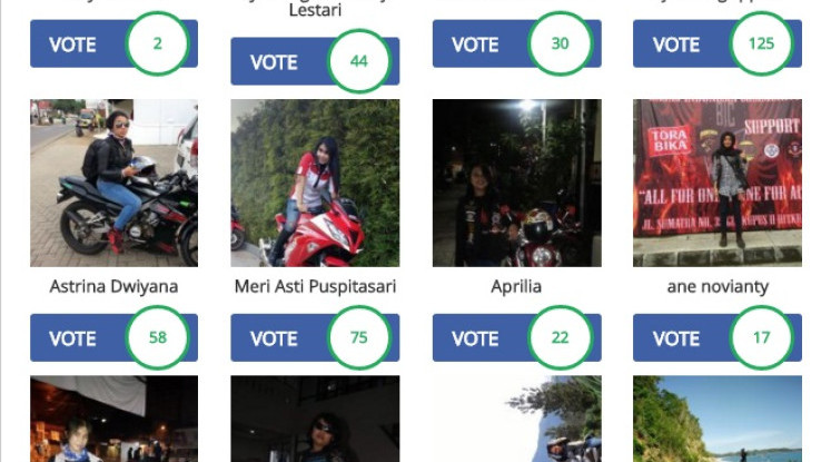 Para Lady Bikers Award 2016 Saling Saing Ketat