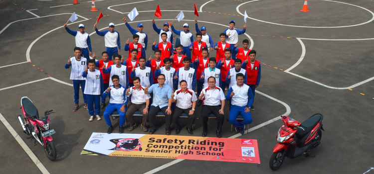 Inilah Pemenang Wahana Honda 1st Safety Riding Competition For Technical High School