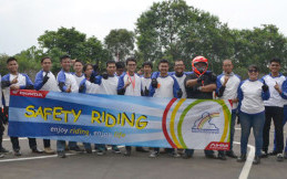 Wahana Honda Gelar Pelatihan Safety Riding Untuk IBC