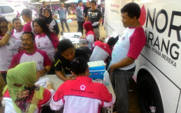 Ratusan Bikers Ikuti Acara Donor Darah Massal
