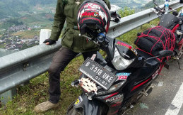 Wartawan KabarOto Jelajah Dieng Bersama Honda Revo Bangor 