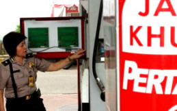 Polisi Tutup SPBU Curang di Ciputat