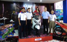 SYM Luncurkan Skuter Matic Premium Maxsym 600i ABS di Jakarta Fair 2016