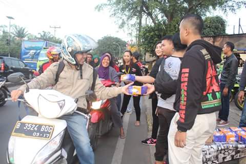  Bikers Ciledug Berbagi di Program Ramadan