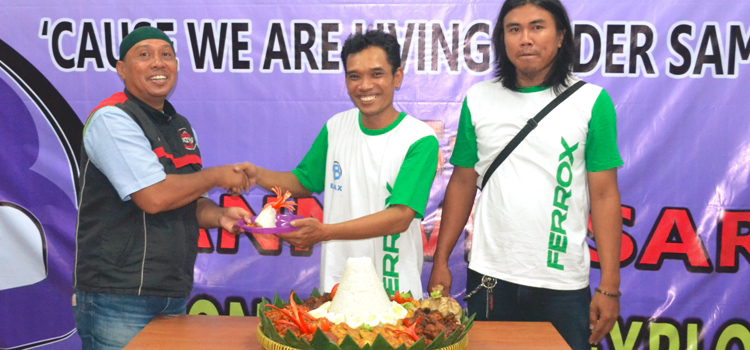 Anniversary Ke-5 Byson Jakarta Exploride (B-Jax) Gelar Tumpengan