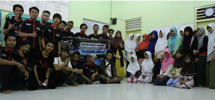 CBR Club Indonesia (CCI) Kebumen Adakan Baksos