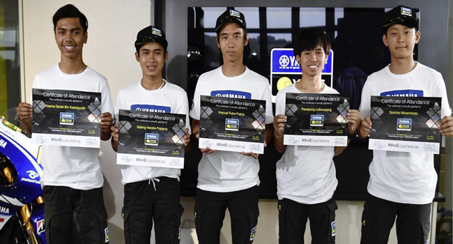 Pelatihan dua rider Yamaha Indonesia telah selesai