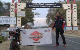 Faris Bawazier Rider SFI Jakarta Jelajah 6 Pulau 19 Provinsi