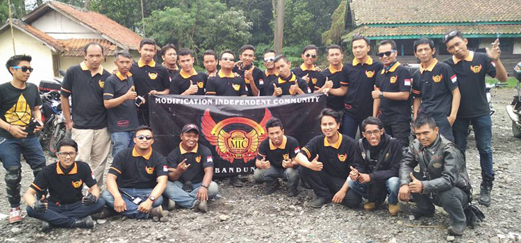Komunitas MIC Bandung Jalin Persaudaraan Bikers Bandung