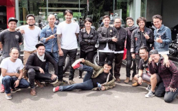 Tora Sudiro, Gading Martin, Nabila Putri dan Selebritis Lainnya Jalani SimPATI Motorbaik
