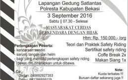 HSFCI Bekasi Wujudkan Praktek Safety Riding Untuk Umum