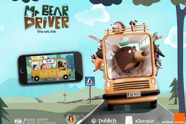 Mr Bear, Games untuk Ajari Anak Patuhi Lalu Lintas 
