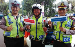 Bikers Turut Serta Ramaikan HUT Polantas Ke-61