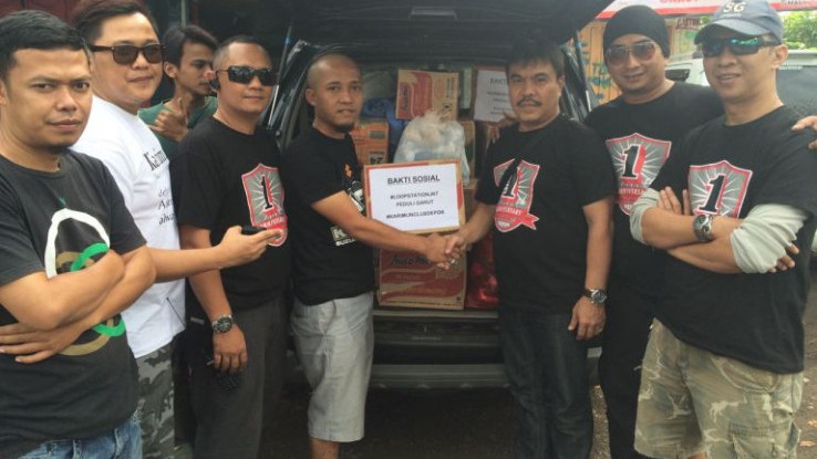 Karimun Club Depok (KCDep) Serahkan Bantuan Korban Banjir Bandang Garut