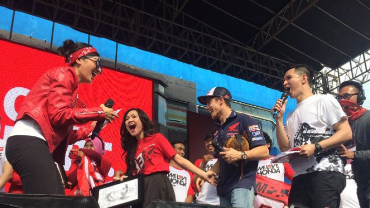 Marc Marquez Mengaku Senang Berada di Indonesia