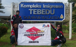 3 Riders SFI Jakarta Sambangi Jambore Nasional Satria Club Indonesia ke-14   di Makassar 