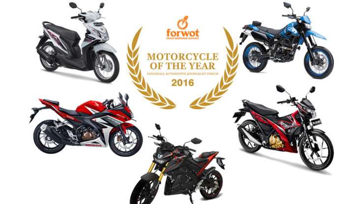 5  Motor dari Genre Berbeda Perebutkan  FORWOT Motorcycle of  the Year 2016