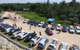 Pajero Sport Family (PSF) Chapter Riau Berbagi Sembako