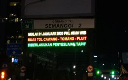 Wah! Tarif Tol Dalam Kota Alami Kenaikan