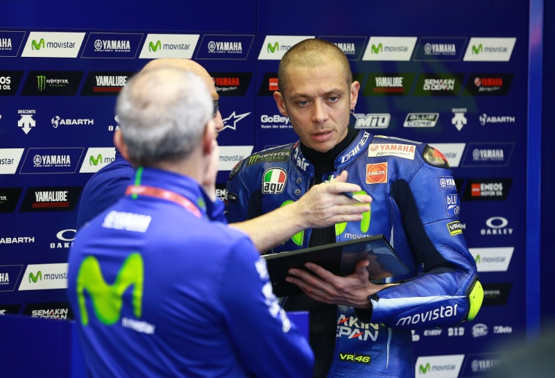 FP2 GP Spanyol: Rossi Lambat di Lintasan Basah atau Kering