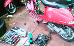 Promo Imlek dari Kim Scooter, Servis Vespa Gratis!