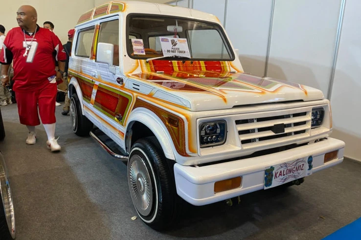 Intip Modifikasi Suzuki Katana Chicano Kicau Mania Dito Banditoz