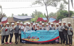 Wahana Artha Bangun Rumah Keluarga Miskin